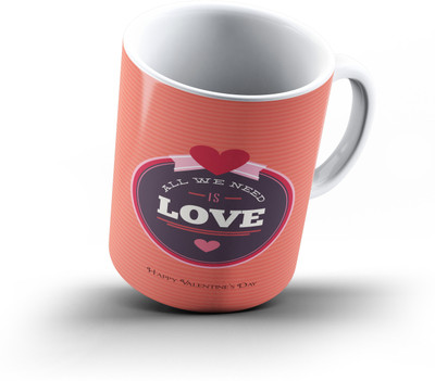 Ucard Valentines Day Love638 Bone China, Ceramic, Porcelain Mug(325 ml), Multicolor 
Ucard Valentines Day Love638 Bone China, Ceramic, Porcelain Mug(325 ml), Multicolor