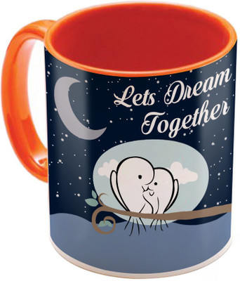 SKY TRENDS Valentine Gift for Girlfriend Love Printed I Love U Forever Perfect for Her Him Wife Fiance Anniversary And Birthday STGD225 Ceramic Mug(325 ml), Orange
SKY TRENDS Valentine Gift for Girlfriend Love Printed I Love U Forever Perfect for Her Him Wife Fiance Anniversary And Birthday STGD225 Ceramic Mug(325 ml), Orange