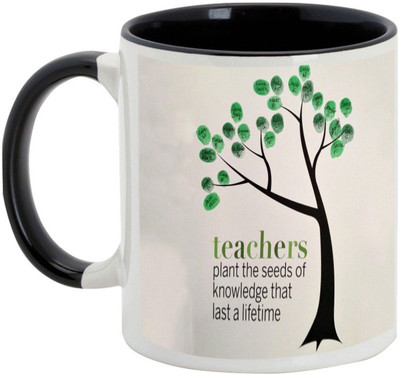 AllUPrints Teachers Day Gifts - Teacher Plant The Seeds Of Knowledge Ceramic Mug(325 ml), Black
AllUPrints Teachers Day Gifts - Teacher Plant The Seeds Of Knowledge Ceramic Mug(325 ml), Black