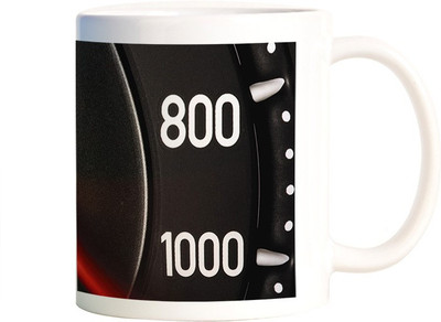 Rangeele Inkers Speed Out Of Limit Ceramic Mug(300 ml), Multicolor