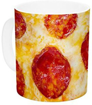 Kess InHouse InHouse KESS Original Pizza My Heart Pepperoni Cheese Ceramic Coffee, 11 oz, Multicolor Ceramic Mug(60 ml)
Kess InHouse InHouse KESS Original Pizza My Heart Pepperoni Cheese Ceramic Coffee, 11 oz, Multicolor Ceramic Mug(60 ml)
