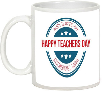 AllUPrints My Teacher My Star Ceramic Mug(325 ml), White 
AllUPrints My Teacher My Star Ceramic Mug(325 ml), White