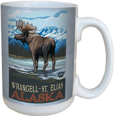 Tree-Free Greetings Greetings lm43276 Scenic Wrangell-St. Elias Alaska Moose by Paul A. Lanquist Ceramic with Full-Sized Handle, 15-Ounce, Multicolored Ceramic Mug(60 ml), Multicolor
Tree-Free Greetings Greetings lm43276 Scenic Wrangell-St. Elias Alaska Moose by Paul A. Lanquist Ceramic with Full-Sized Handle, 15-Ounce, Multicolored Ceramic Mug(60 ml), Multicolor