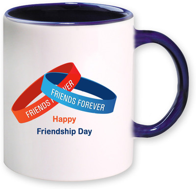 PhotogiftsIndia Happy Frienship Day 07 Ceramic Mug(325 ml), Multicolor
