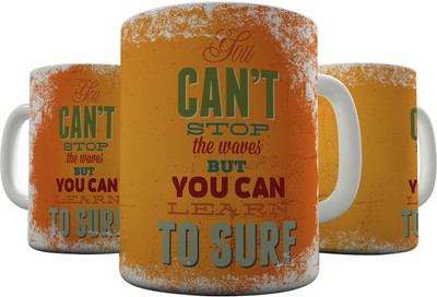 Shaildha QU03 Ceramic Mug(350 ml), Multicolor