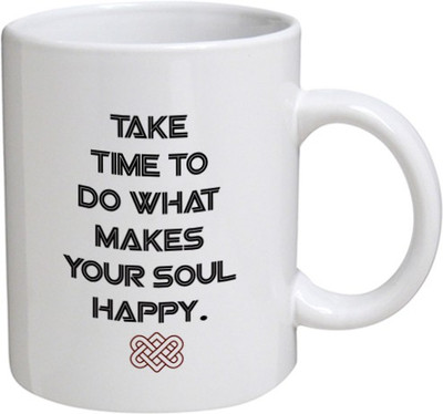 My Bestow Your Soul Happy - MyBestow White Plain Coffee Ceramic Ceramic Mug(320 ml), Multicolor
My Bestow Your Soul Happy - MyBestow White Plain Coffee Ceramic Ceramic Mug(320 ml), Multicolor