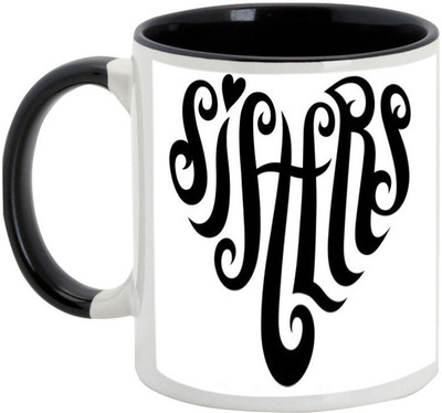 AllUPrints Gift For Bahiya Dooj/ Brother/ Sister - Creative Written Sisters Black Ceramic Mug(325 ml)
AllUPrints Gift For Bahiya Dooj/ Brother/ Sister - Creative Written Sisters Black Ceramic Mug(325 ml)