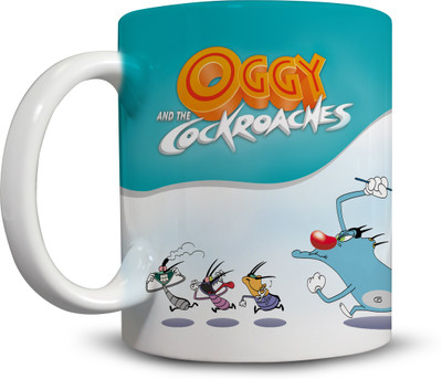 Ackme Design cartoon characters, Oggy and the cockroaches Ceramic Mug(325 ml), Multicolor
Ackme Design cartoon characters, Oggy and the cockroaches Ceramic Mug(325 ml), Multicolor