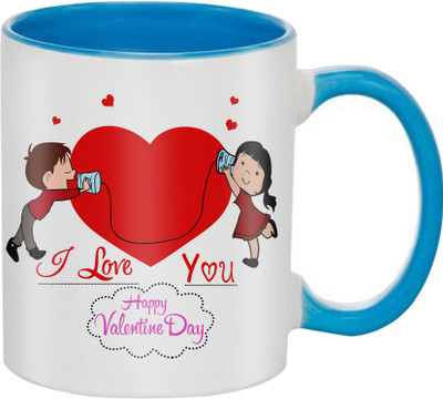 SKY TRENDS Great Romantic Love Best Gifts For Valentine Day For Girlfriend Boyfriend Fiance Wife Husband, Anniversary,Christmas, Design 028 Ceramic Mug(325 ml), Blue
SKY TRENDS Great Romantic Love Best Gifts For Valentine Day For Girlfriend Boyfriend Fiance Wife Husband, Anniversary,Christmas, Design 028 Ceramic Mug(325 ml), Blue