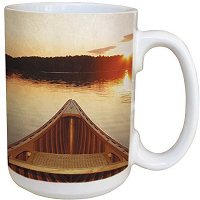 Tree-Free Greetings Greetings 46111 Brian Lasenby Serene Canoe Ceramic with Full-Sized Handle, 15-Ounce Ceramic Mug(60 ml), Multicolor
Tree-Free Greetings Greetings 46111 Brian Lasenby Serene Canoe Ceramic with Full-Sized Handle, 15-Ounce Ceramic Mug(60 ml), Multicolor
