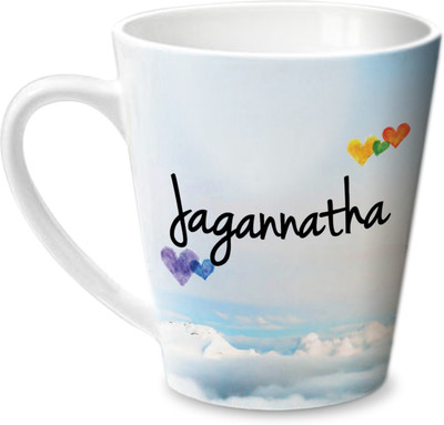 Hot Muggs Simply Love You Jagannatha Conical Ceramic Mug(350 ml)