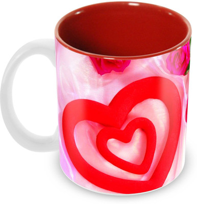Tuelip Beautiful Gifts for Your Love Valentine Day Heart With Rose inside Red Designer Printed Tea and Coffee Ceramic Mug(350 ml), Multicolor
Tuelip Beautiful Gifts for Your Love Valentine Day Heart With Rose inside Red Designer Printed Tea and Coffee Ceramic Mug(350 ml), Multicolor