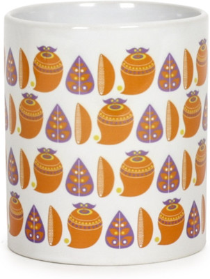 Chumbak Mango Mania Ceramic Mug(300 ml), Multicolor