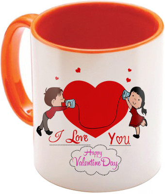 SKY TRENDS Valentine Gift for Girlfriend Love Printed I Love U Forever Perfect for Her Him Wife Fiance Anniversary And Birthday STGD202 Ceramic Mug(325 ml), Orange
SKY TRENDS Valentine Gift for Girlfriend Love Printed I Love U Forever Perfect for Her Him Wife Fiance Anniversary And Birthday STGD202 Ceramic Mug(325 ml), Orange