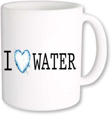 PhotogiftsIndia I Love Water 04 Ceramic Mug(325 ml)