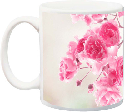 ME&YOU Beautiful White Flowers with Pink Roses 3D Printed Ceramic Mug(325 ml), Multicolor
ME&YOU Beautiful White Flowers with Pink Roses 3D Printed Ceramic Mug(325 ml), Multicolor