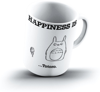 Ucard Happiness Is2180 Bone China, Ceramic, Porcelain Mug(325 ml)