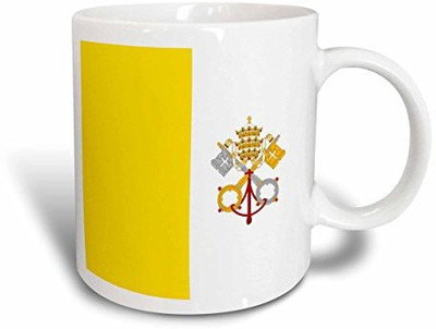 3dRose Flag of Vatican City Gold Yellow and White with Crossed Keys of Saint Peter and Papal Tiara Crown Ceramic, 15 oz, White Ceramic Mug(60 ml)
3dRose Flag of Vatican City Gold Yellow and White with Crossed Keys of Saint Peter and Papal Tiara Crown Ceramic, 15 oz, White Ceramic Mug(60 ml)