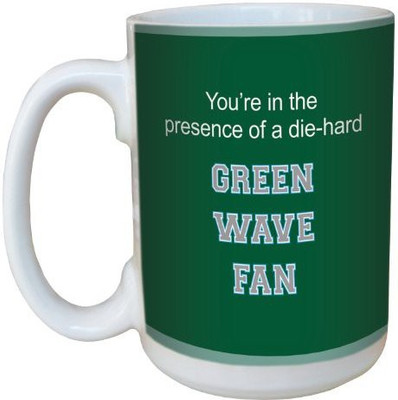 Tree-Free Greetings Greetings lm44920 Green Wave College Basketball Ceramic with Full-Sized Handle, 15-Ounce Ceramic Mug(60 ml)
Tree-Free Greetings Greetings lm44920 Green Wave College Basketball Ceramic with Full-Sized Handle, 15-Ounce Ceramic Mug(60 ml)