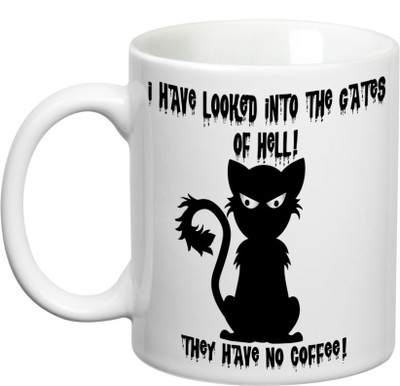 Prithish They Have No Coffee Ceramic Mug(330 ml), Multicolor
