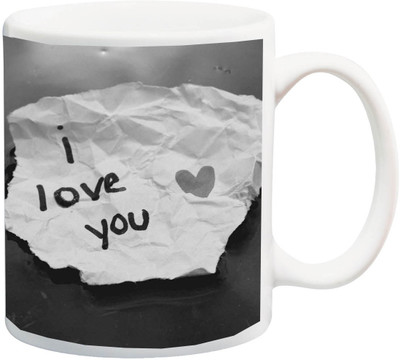 ME&YOU Valentine's Day/Anniversary gift; I Love You Black & White 3D Print Ceramic Mug(325 ml), Multicolor
ME&YOU Valentine's Day/Anniversary gift; I Love You Black & White 3D Print Ceramic Mug(325 ml), Multicolor