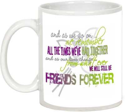 AllUPrints Friendship Day Gifts - Friends Forever All The Times Ceramic Mug(325 ml), White
AllUPrints Friendship Day Gifts - Friends Forever All The Times Ceramic Mug(325 ml), White