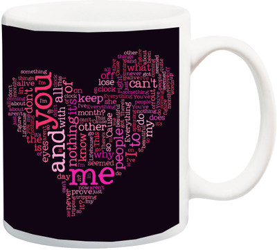 ME&YOU Valentine's Day/Anniversary/Birthday Gift; You & Me Ceramic Mug(325 ml), Multicolor
ME&YOU Valentine's Day/Anniversary/Birthday Gift; You & Me Ceramic Mug(325 ml), Multicolor