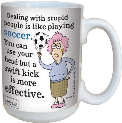 Tree-Free Greetings Greetings lm43886 Hilarious Aunty Acid Swift Kick by The Backland Studio Ceramic, 15-Ounce Ceramic Mug(60 ml), Multicolor
Tree-Free Greetings Greetings lm43886 Hilarious Aunty Acid Swift Kick by The Backland Studio Ceramic, 15-Ounce Ceramic Mug(60 ml), Multicolor