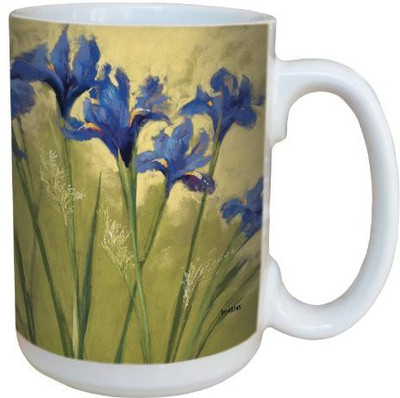 Tree-Free Greetings Greetings lm43745 Irises on Green by Nel Whatmore Ceramic, 15-Ounce Ceramic Mug(60 ml), Multicolor
Tree-Free Greetings Greetings lm43745 Irises on Green by Nel Whatmore Ceramic, 15-Ounce Ceramic Mug(60 ml), Multicolor