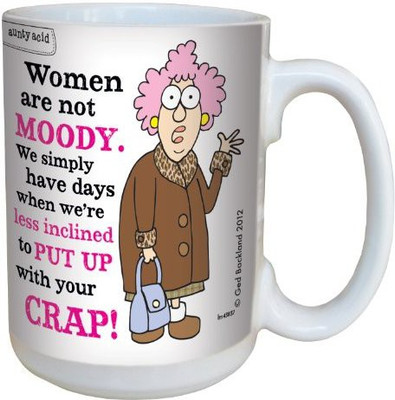 Tree-Free Greetings Greetings lm43837 Hilarious Aunty Acid Moody by The Backland Studio Ceramic, 15-Ounce Ceramic Mug(60 ml), Multicolor
Tree-Free Greetings Greetings lm43837 Hilarious Aunty Acid Moody by The Backland Studio Ceramic, 15-Ounce Ceramic Mug(60 ml), Multicolor