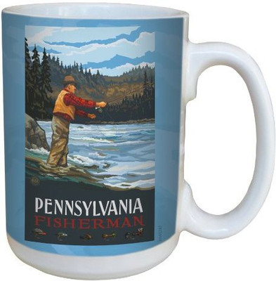 Tree-Free Greetings Greetings lm43281 Scenic Pennsylvania Fisherman by Paul A. Lanquist Ceramic with Full-Sized Handle, 15-Ounce, Multicolored Ceramic Mug(60 ml), Multicolor
Tree-Free Greetings Greetings lm43281 Scenic Pennsylvania Fisherman by Paul A. Lanquist Ceramic with Full-Sized Handle, 15-Ounce, Multicolored Ceramic Mug(60 ml), Multicolor