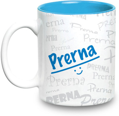 Hot Muggs Me Graffiti - Prerna Ceramic Mug(350 ml)