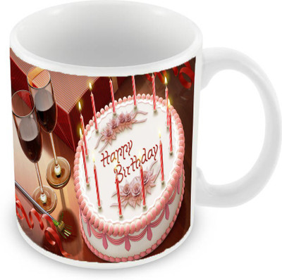 Sleep Nature's SN-MG-857 Ceramic Mug(350 ml), Multicolor