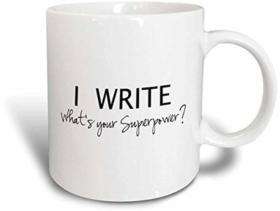 3dRose mug_194455_2 I Write Whats Your Superpower Fun Gift for Writers Writing Love Ceramic, 15-Ounce Ceramic Mug(60 ml), Multicolor
3dRose mug_194455_2 I Write Whats Your Superpower Fun Gift for Writers Writing Love Ceramic, 15-Ounce Ceramic Mug(60 ml), Multicolor