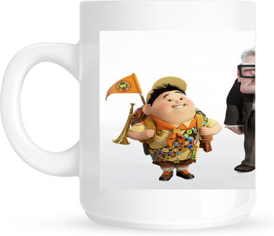 HuppmeGift Russell4 White Ceramic Mug(350 ml)