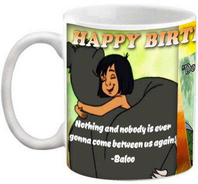 EFW HAPPY BIRTHDAY JUNGLE BOOK KIDS QUOTES ANIMATION CARTOON PRINTED Ceramic Mug(325 ml), White
EFW HAPPY BIRTHDAY JUNGLE BOOK KIDS QUOTES ANIMATION CARTOON PRINTED Ceramic Mug(325 ml), White