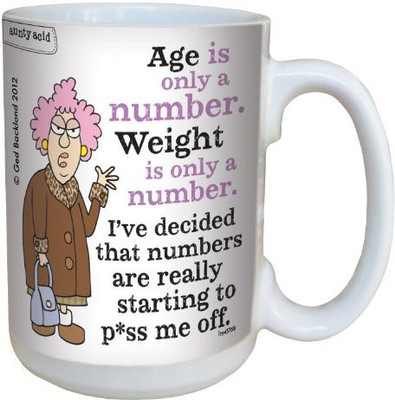 Tree-Free Greetings Greetings lm43768 Hilarious Aunty Acid Numbers by The Backland Studio Ceramic, 15-Ounce Ceramic Mug(60 ml), Multicolor
Tree-Free Greetings Greetings lm43768 Hilarious Aunty Acid Numbers by The Backland Studio Ceramic, 15-Ounce Ceramic Mug(60 ml), Multicolor