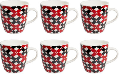 La Platina Lp-D-212-CoffeeMugSet Bone China, Porcelain Mug(180 ml, Pack of 6), Multicolor
La Platina Lp-D-212-CoffeeMugSet Bone China, Porcelain Mug(180 ml, Pack of 6), Multicolor