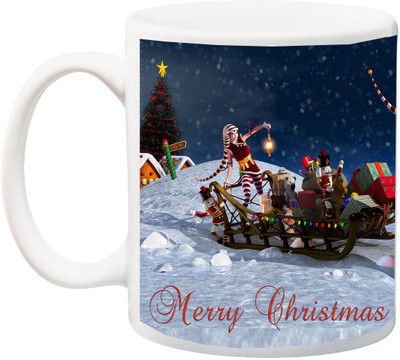 ME&YOU Gift For family and Relative;Merry Christmas Printed Ceramic Mug(325 ml), Multicolor
ME&YOU Gift For family and Relative;Merry Christmas Printed Ceramic Mug(325 ml), Multicolor
