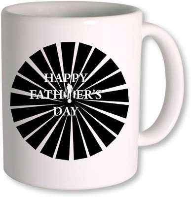 PhotogiftsIndia Happy Fathers Day 190 Ceramic Mug(350 ml), White