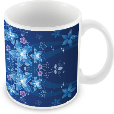 Sleep Nature's SN-MG-1489 Ceramic Mug(350 ml), Blue