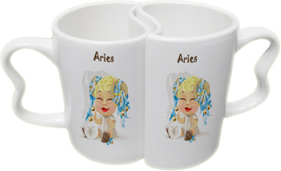 Ucard Aries and Aries Zodiac Sign Valentines Day Couple Bone China, Ceramic, Porcelain Mug(325 ml), Multicolor
Ucard Aries and Aries Zodiac Sign Valentines Day Couple Bone China, Ceramic, Porcelain Mug(325 ml), Multicolor