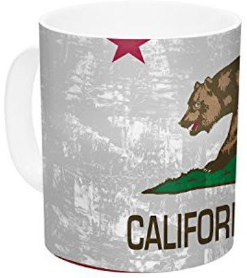 Kess InHouse InHouse Bruce Stanfield California Flag Gray Red Ceramic Coffee, 11 oz, Multicolor Ceramic Mug(60 ml)
Kess InHouse InHouse Bruce Stanfield California Flag Gray Red Ceramic Coffee, 11 oz, Multicolor Ceramic Mug(60 ml)