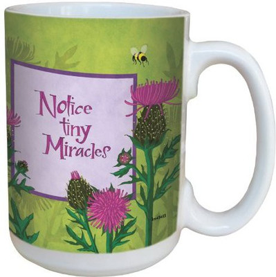 Tree-Free Greetings Greetings lm43483 Zen Thistle Miracles by Robin Pickens Ceramic with Full-Sized Handle, 15-Ounce Ceramic Mug(60 ml), Multicolor
Tree-Free Greetings Greetings lm43483 Zen Thistle Miracles by Robin Pickens Ceramic with Full-Sized Handle, 15-Ounce Ceramic Mug(60 ml), Multicolor