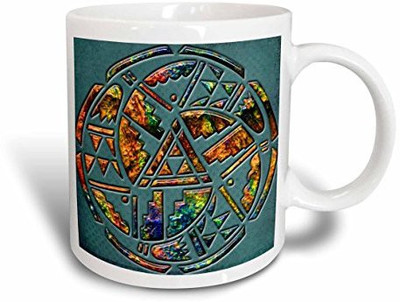 3dRose mug_108090_2 Designer One of a Kind Native American Art Ceramic, 15 oz, White Ceramic Mug(60 ml), Multicolor
3dRose mug_108090_2 Designer One of a Kind Native American Art Ceramic, 15 oz, White Ceramic Mug(60 ml), Multicolor