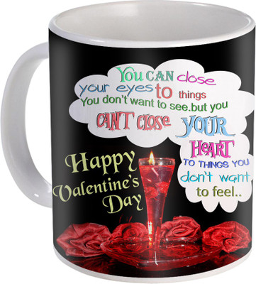 SKY TRENDS Love Gifts For Your Special Valentine For Girlfriend Boyfriend Wounderful Wife Husband Friend Anniversary Birthday Design069 Ceramic Mug(325 ml), White
SKY TRENDS Love Gifts For Your Special Valentine For Girlfriend Boyfriend Wounderful Wife Husband Friend Anniversary Birthday Design069 Ceramic Mug(325 ml), White