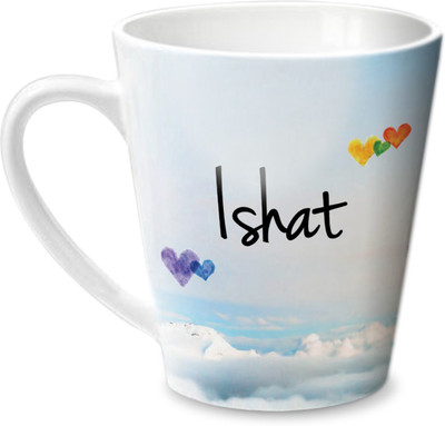 Hot Muggs Simply Love You Ishat Conical Ceramic Mug(350 ml)