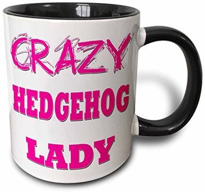 3dRose Crazy Hedgehog Lady Two Tone Black, 11 oz, Black/White Ceramic Mug(60 ml), Multicolor
3dRose Crazy Hedgehog Lady Two Tone Black, 11 oz, Black/White Ceramic Mug(60 ml), Multicolor