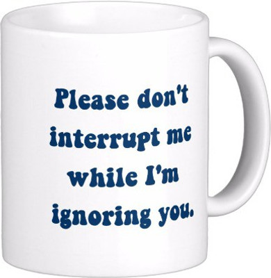 Exoctic Silver Best Quoted Coffee 00107 Ceramic Mug(300 ml), Multicolor