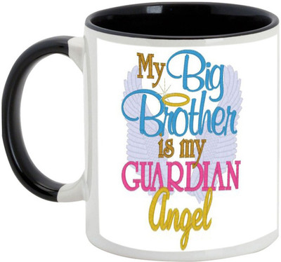 AllUPrints Gift For Bahiya Dooj/ Brother/ Sister - My Bog Brother Is My Guardian Angle Black Ceramic Mug(325 ml)
AllUPrints Gift For Bahiya Dooj/ Brother/ Sister - My Bog Brother Is My Guardian Angle Black Ceramic Mug(325 ml)